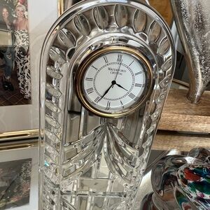 Waterford Crystal Clear Crystal Mantel Clock